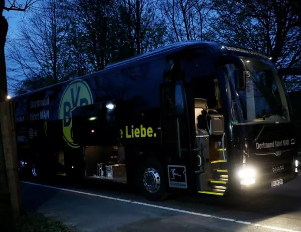 Взрив пред автобуса на Борусия преди мача с Монако от ШЛ