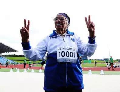 Индийка на 101 години спечели спринт на 100 метра (ВИДЕО)