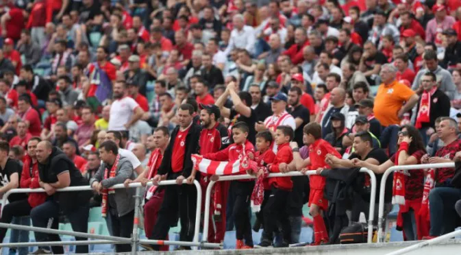 ЦСКА е най-подкрепяният в домакинства тим в Първа лига 