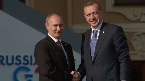 Ердоган и Путин разговаряха над час и половина
