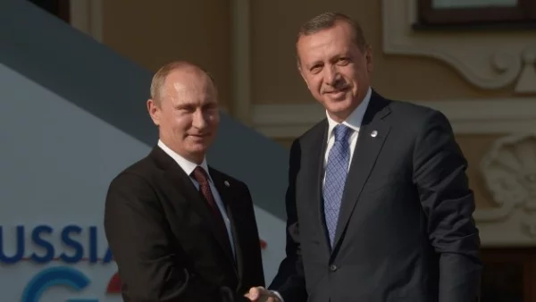 Путин и Ердоган се споразумяха по редица въпроси от двустранен и международен характер