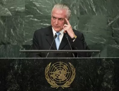 Бразилските власти имат запис, показващ как президентът де факто приема подкуп