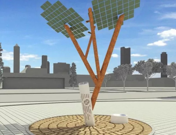 Във Франция "пусна корени" първото в Европа соларно дърво