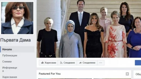 Фалшива страница във Facebook и "мишкуването" ядосаха президентшата