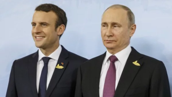 Путин и Макрон съгласни, че само с преговори ще се реши кризата в Пхенян