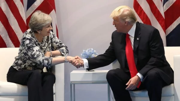 Как Мей постави Тръмп на място