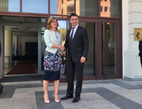 Македонският външен министър благодари на Захариева