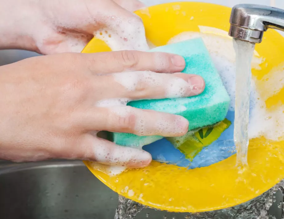 Знаете ли защо гъбите за миене на съдове са с различни цветове? 