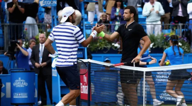 Лопес върна жеста към Димитров след Синсинати: Честито Григор, вторият най-красив тенисист 