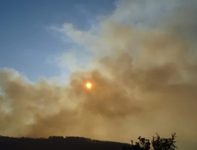 Пожар край сопотското село Анево