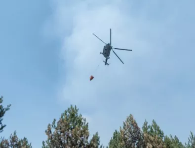 Армията все още оказва помощ в гасенето на пожара в Кресна