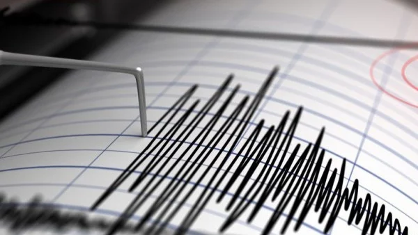 Земетресение бе усетено в страната
