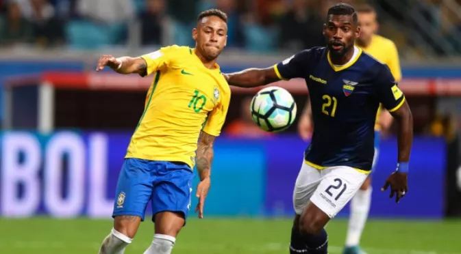 Бразилия си гарантира първо място в групата с успех над Еквадор