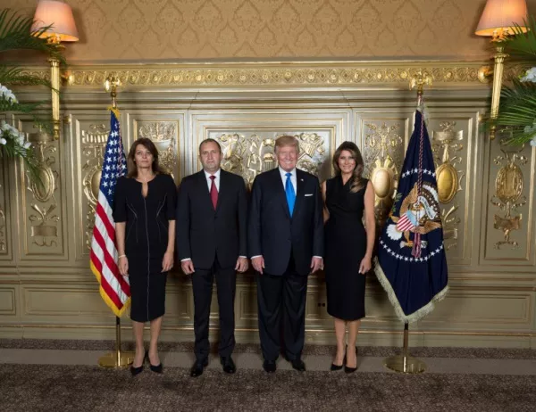 Президентът Радев на приема на Доналд Тръмп (СНИМКА)