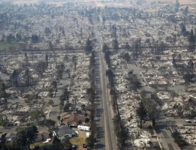 Калифорния иска 7,4 млрд. долара заради щетите от пожарите