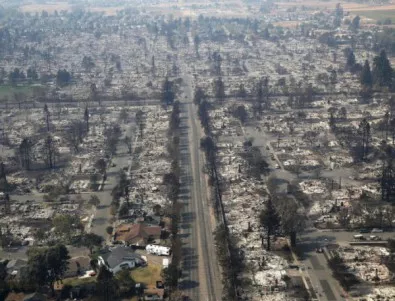Първи смъртен случай в резултат на пожара в Калифорния (ВИДЕО)