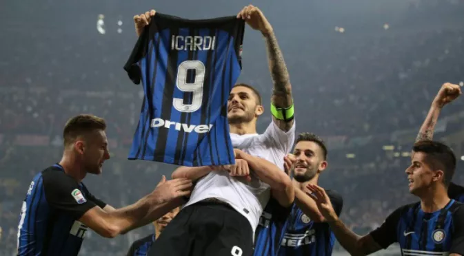 Интер повтори свой рекорд, за да оглави класирането в Серия А