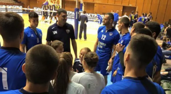 Волейболният Левски стартира с победа в Европа