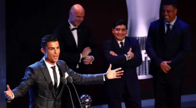 Очаквано: Кристиано Роналдо бе избран за футболист №1 според ФИФА