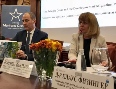 Цветанов се радва на парите от ЕС за бежанците, Фандъкова говори за интеграция