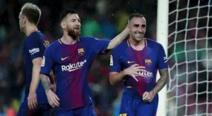 Барселона зарадва Меси с победа за мач №600 (ВИДЕО)