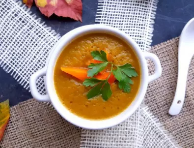 ВЕГАН крем супа с червена леща: Вкусна и полезна