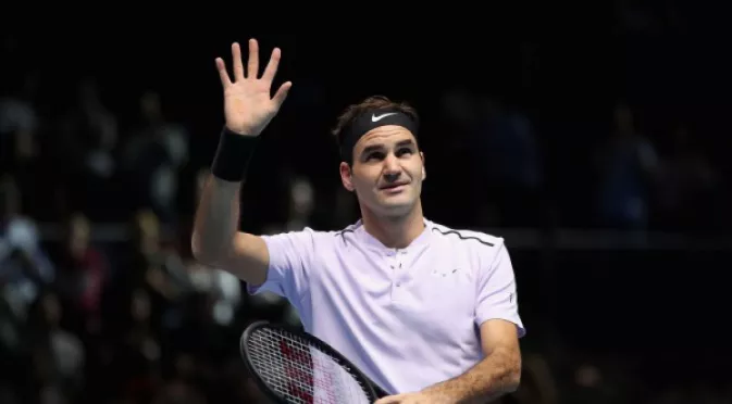 Роджър Федерер с чиста победа срещу Сок в Лондон