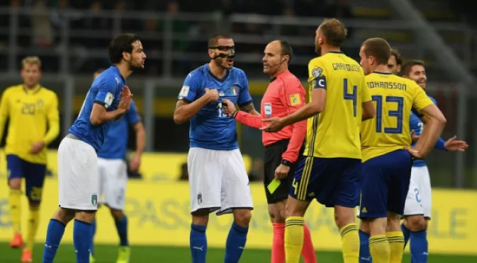 Голям провал за Италия! Швеция ликува на "Сан Сиро"