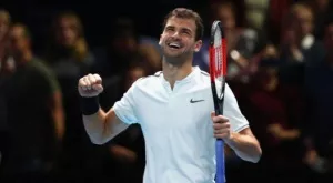 Григор Димитров прегази и Карено Буста преди мача с Джак Сок