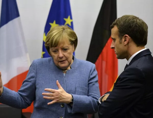 Макрон и Меркел обещаха "пътен лист" за реформи в ЕС до юни
