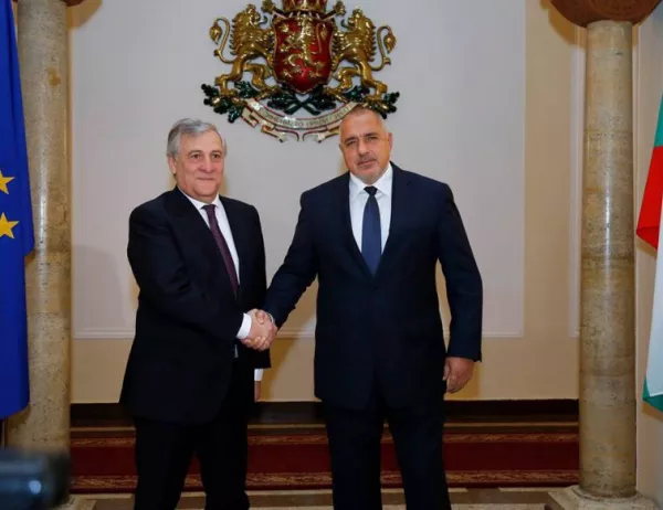 Борисов пред Таяни: Неслучайно българският народ продължава да вярва в ЕС