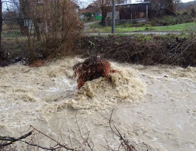 Евакуирани хора, наводнени къщи и дворове в Старозагорско след снощните валежи