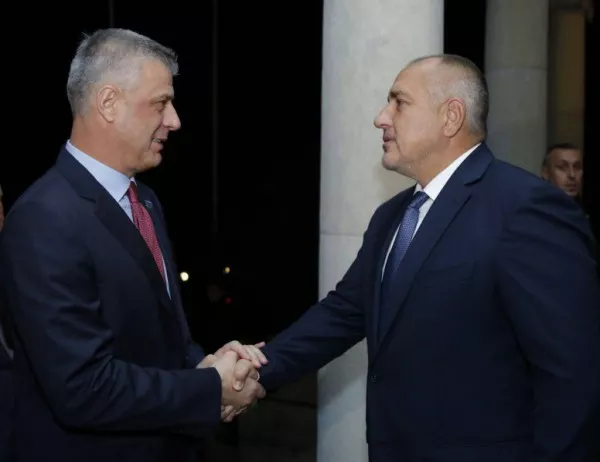 Борисов и Тачи ще работят за свързаност и визова либерализация в помощ на туризма