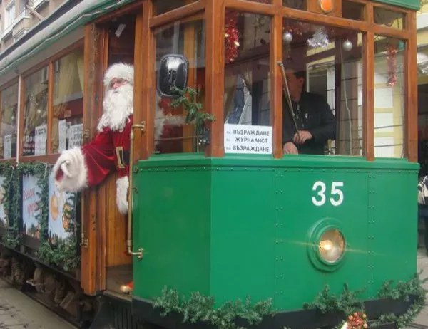 Kоледен ретро трамвай ще радва столичани по празниците