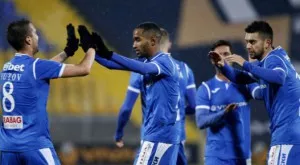 Холивудска звезда празнува с Левски класирането за финала за Купата на България (СНИМКА)