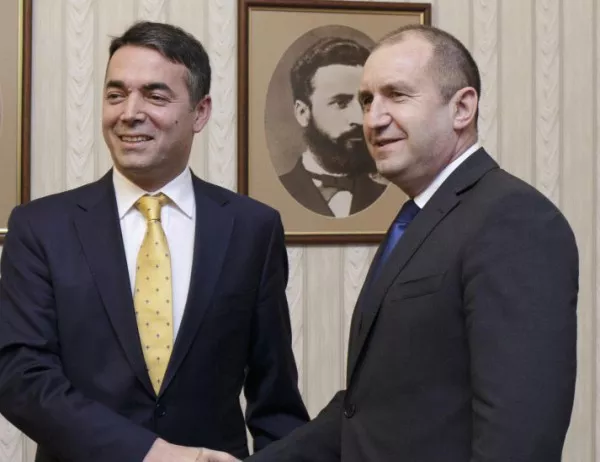 Радев прие външния министър на Македония Никола Димитров
