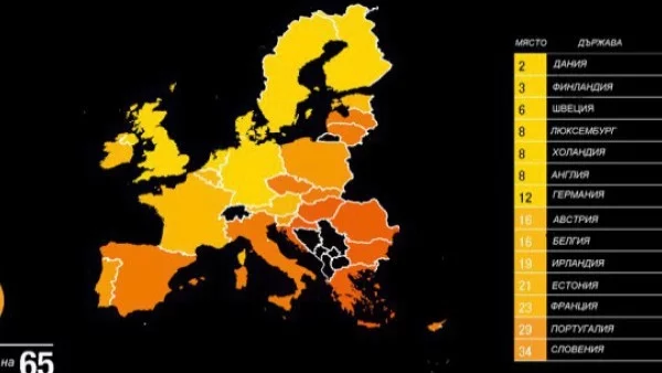 Къде нареди България Transparency International в класацията за корупция през 2017-та?