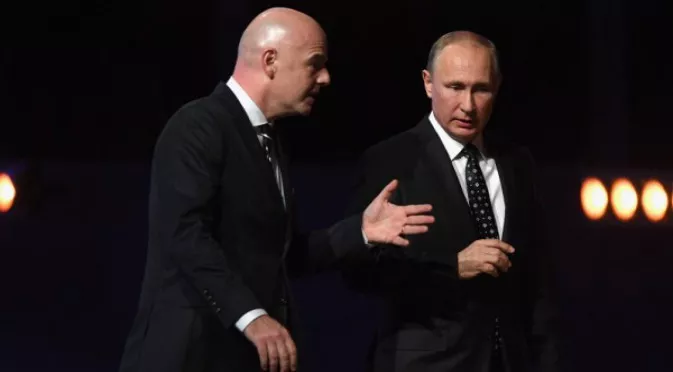 ВИДЕО: Може ли Путин да играе на "21" - президентът влезе в промото на Мондиал 2018
