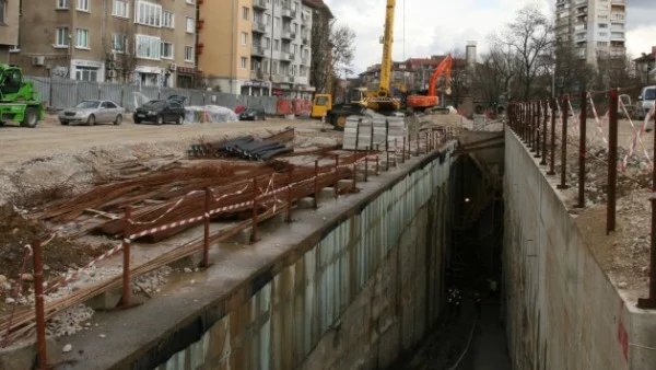 Значителни промени в движението в София заради строежа на метрото