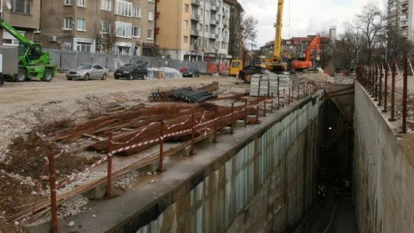 Въвеждат промени в движението в София заради строежа на метрото