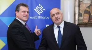 Борисов запозна подробно Шефчович с газовия хъб „Балкан“ 