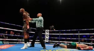 ВИДЕО: Дилиан Уайт нокаутира брутално Лукас Браун на "О2 Арена" (18+)