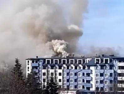 Два отдели пожара избухнали в блока в Студентски град