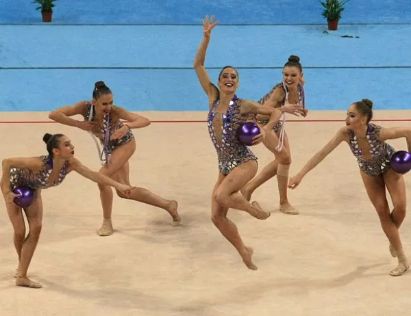 Българските гимнастички със златен медал от Европейското