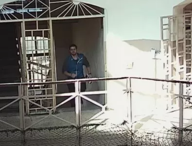 Появи се видео от бягството от Централния софийски затвор