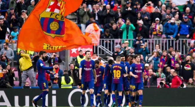 За първи път от 16 г. Барселона излезе без нито един свой възпитаник на терена