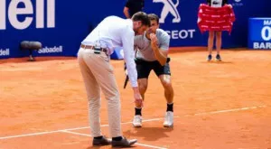 ВИДЕО: Спорът на Гришо със съдията, заради който едва не напусна турнира