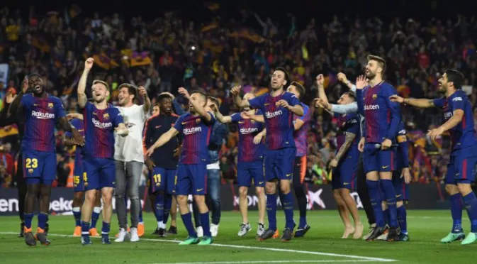 ВИДЕО: Пике все пак уреди Барселона с шампионски шпалир