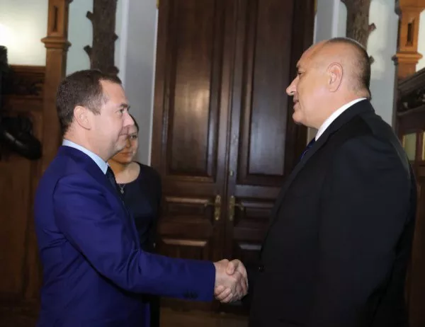 Борисов и Медведев обсъдиха възможностите за задълбочаване на икономическите отношения