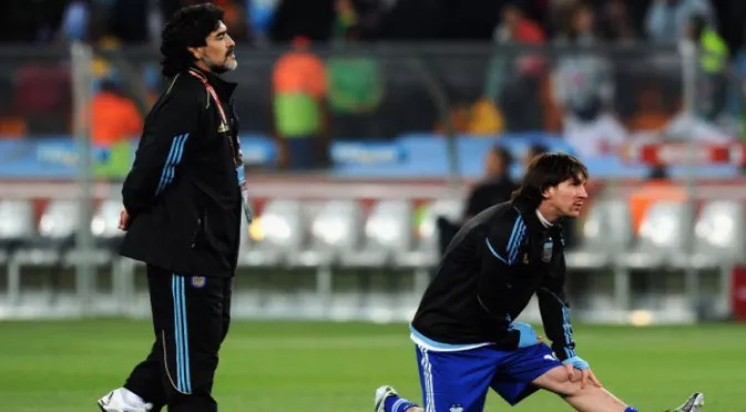 Марадона отново спести критики към Меси: Връщаха му топката като паве